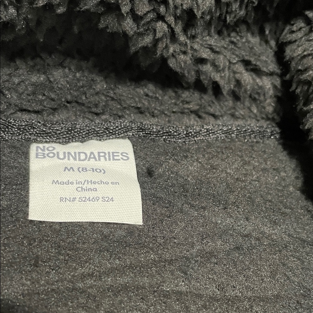 No Boundaries Black Fleece Hoodie - Picture 4 of 11